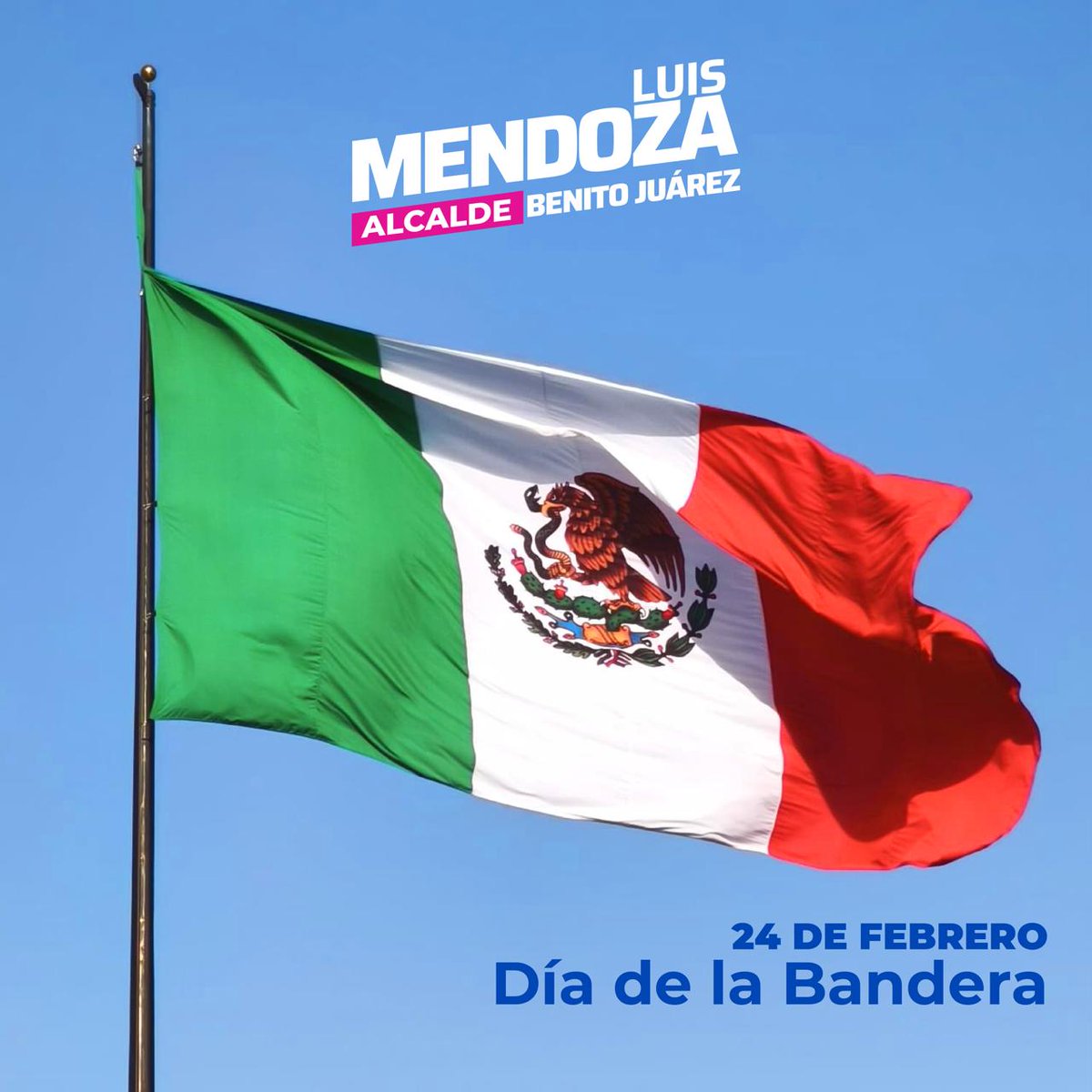 Hoy conmemoramos el #DíaDeLaBandera, símbolo de nuestra identidad, historia y unidad como mexicanos. 🇲🇽
Nuestra Bandera representa los valores que nos inspiran a trabajar todos los días por una mejor comunidad: libertad, justicia y compromiso con nuestra gente.
Sigamos honrando