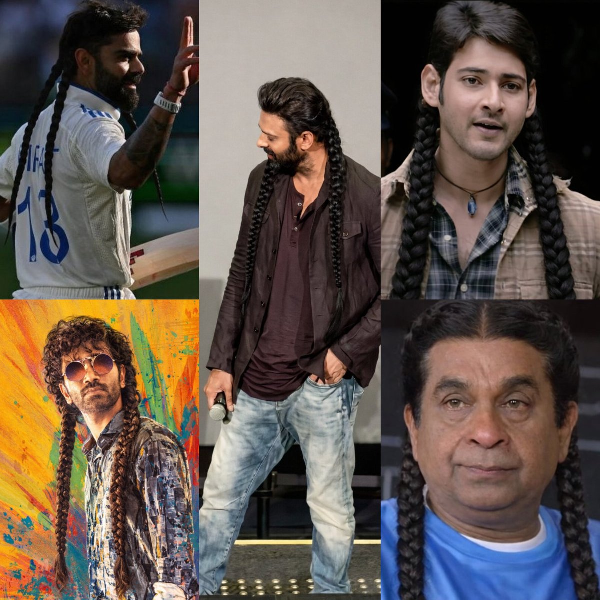 They look so cute in braids 😂♥️