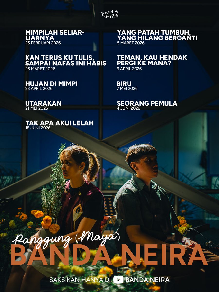 Tidak sabar untuk segera menyapa kamu lewat Panggung Maya Banda Neira.

Sampai jumpa!❤️💐