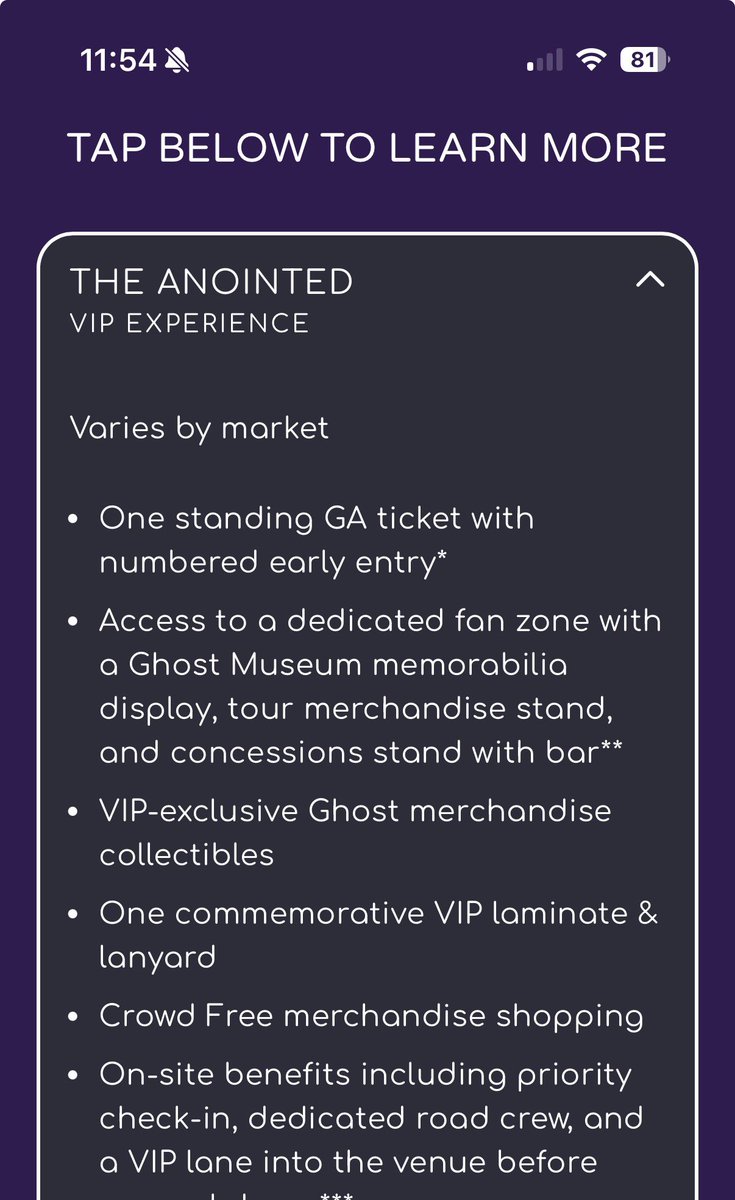 imperatarra's tweet photo. Also if you are one who got F’d over by the VIP situation last night you should realllly be going after We Are Super and press for some type of refund as you were not provided with what you were sold. https://t.co/6y9hHovL5Y