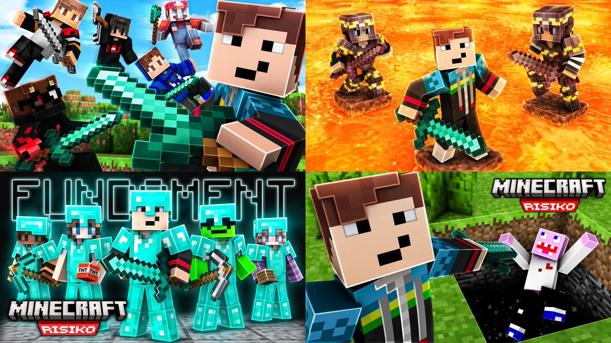 Recent Minecraft Thumbnails for <a href="/GommeHD/">GommeHD</a> 🎨🖌️