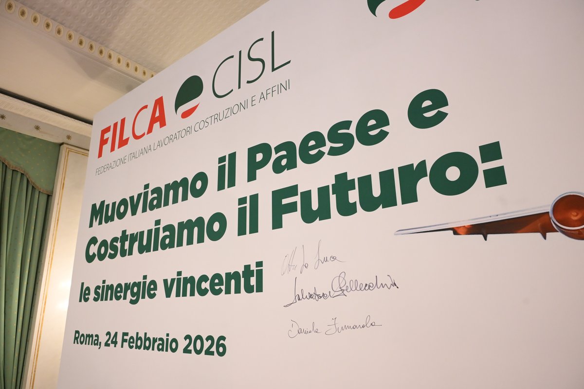 Filca Cisl Nazionale tweet media