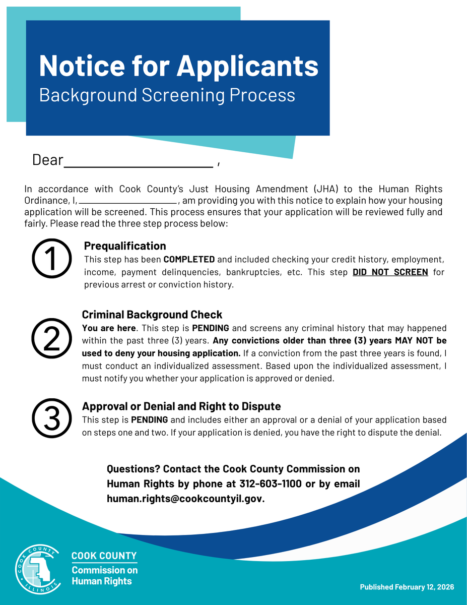 Cook County Commission on Human Rights tweet media