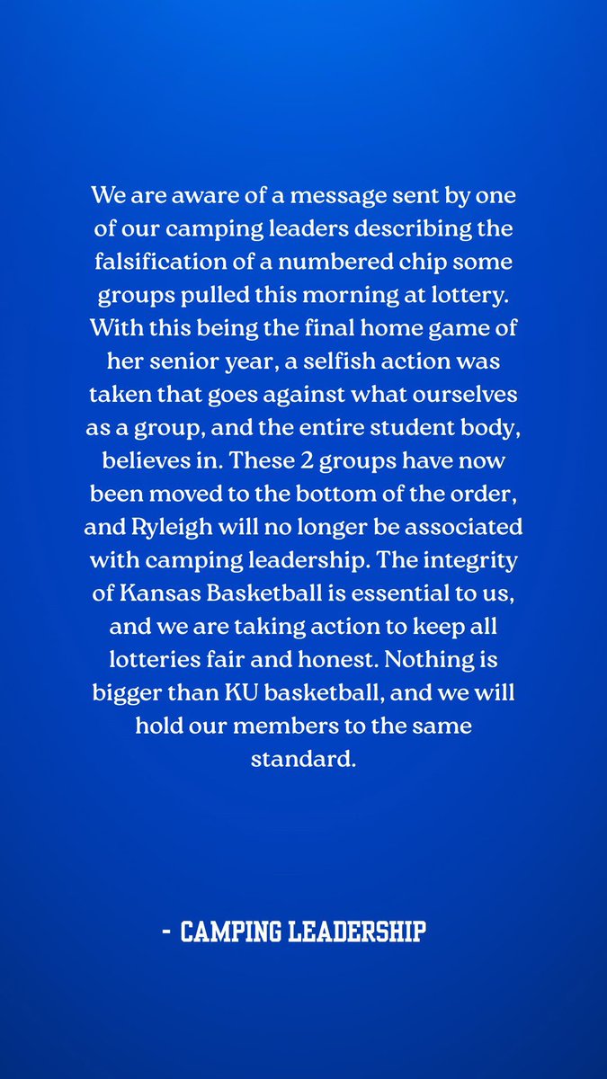 KU Basketball Camping tweet media