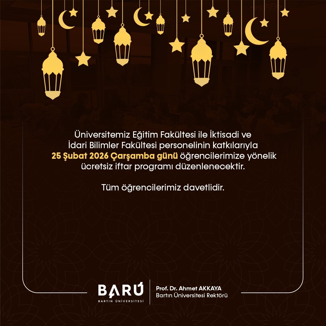 Bartın Üniversitesi (@baruedutr) on Twitter photo 
