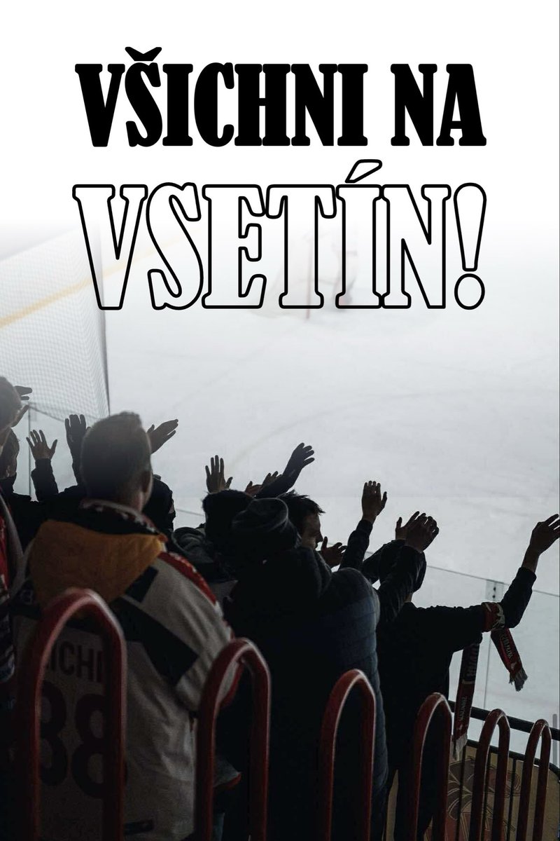 Závěrem základní části je na programu poslední domácí klání! 💪🏻 Na led do Chrudimi přijede Vsetín. Startujeme zítra v 18:00! 🥷