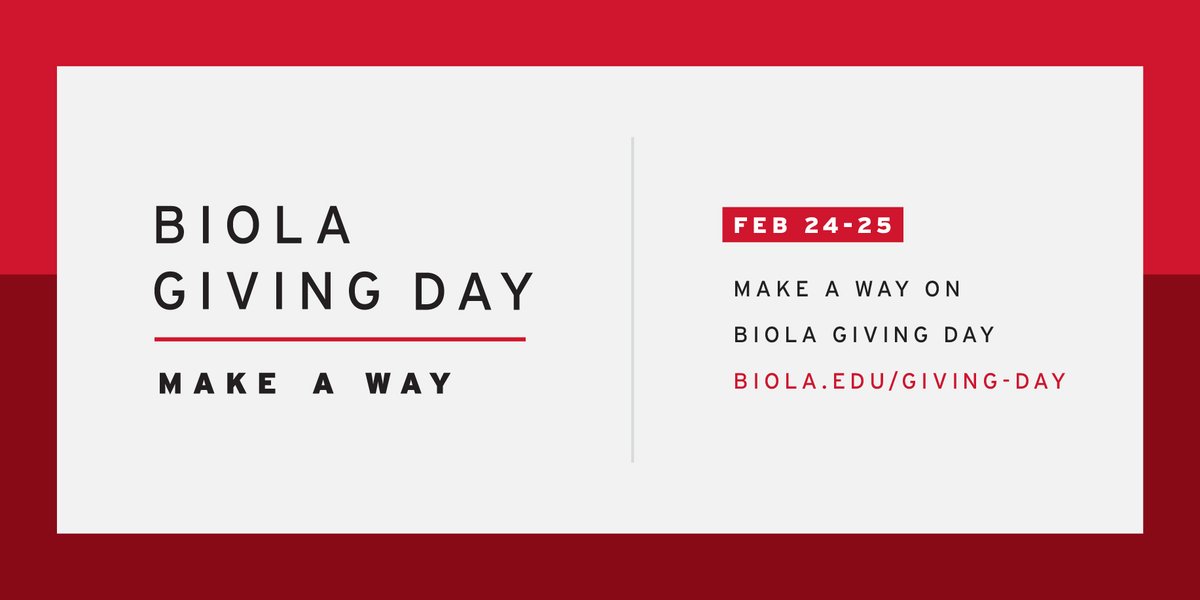 Biola University tweet media