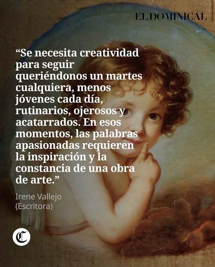 «El amor verdadero hay que estar siempre inventándolo».

elcomercio.pe/eldominical/co…

<a href="/elcomercio_peru/">El Comercio</a> #Perú