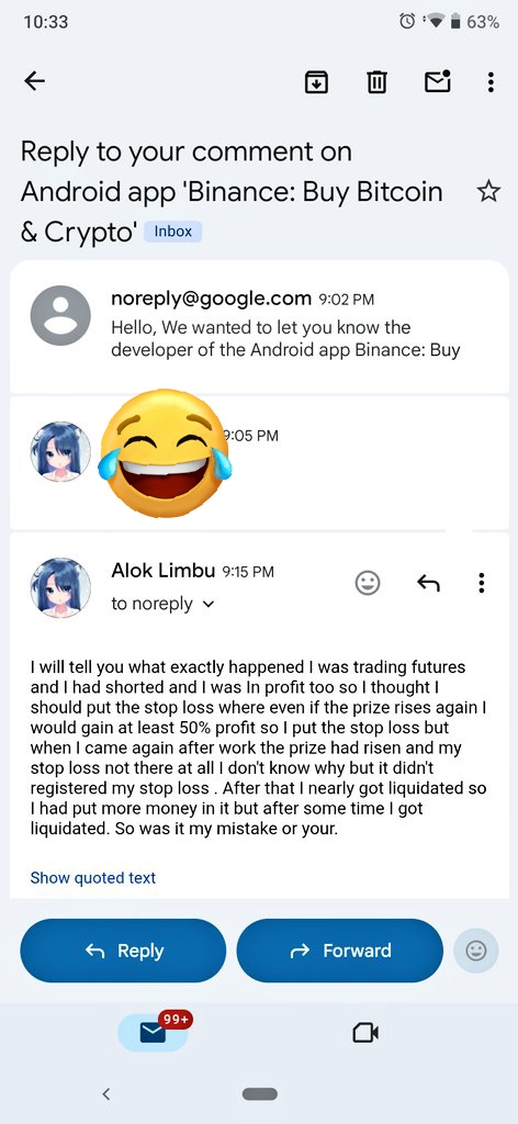 limbu1726's tweet photo. This is the limit of the #Binancecustomerservice. Thankyou very helpful. Your simple auto AI reply. https://t.co/Ie0Yzb0mcP