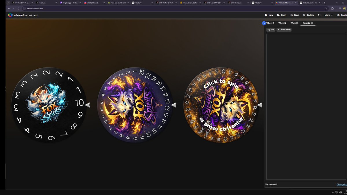 🎡 Fox Spirit Gift Wheels are LIVE and giveaway!
blaze.stream/dofferlive

⭐ 1–2 gifted subs → 1–10 votes

🔥 5 gifted subs → 1–25 votes

👑 10 gifted subs → Magical Wheel (up to 150 votes)
Every spin boosts the Fox Spirit 🦊🔥

🎟 GIVEAWAY
Win a 150-vote on <a href="/blaze_stream/">Blaze</a> 

To