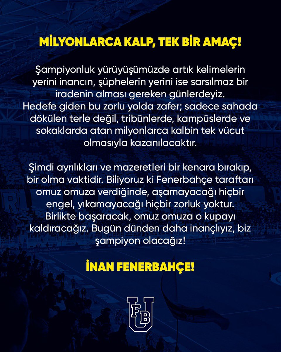 Milyonlarca Kalp, Tek Bir Amaç!