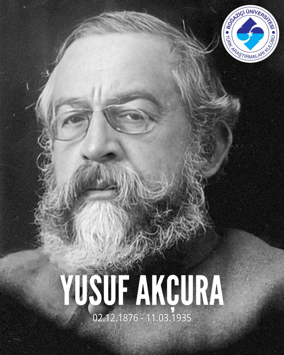 Türkçülüğün düşünce önderlerinden büyük aydın ve kıymetli akademisyen Yusuf Akçura'yı ölüm yıl dönümünde saygı ve minnetle anıyoruz.