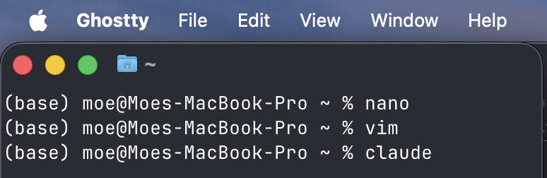 Current dev set up: my life has come full circle. 

my first editor was vim (vi rather) lol