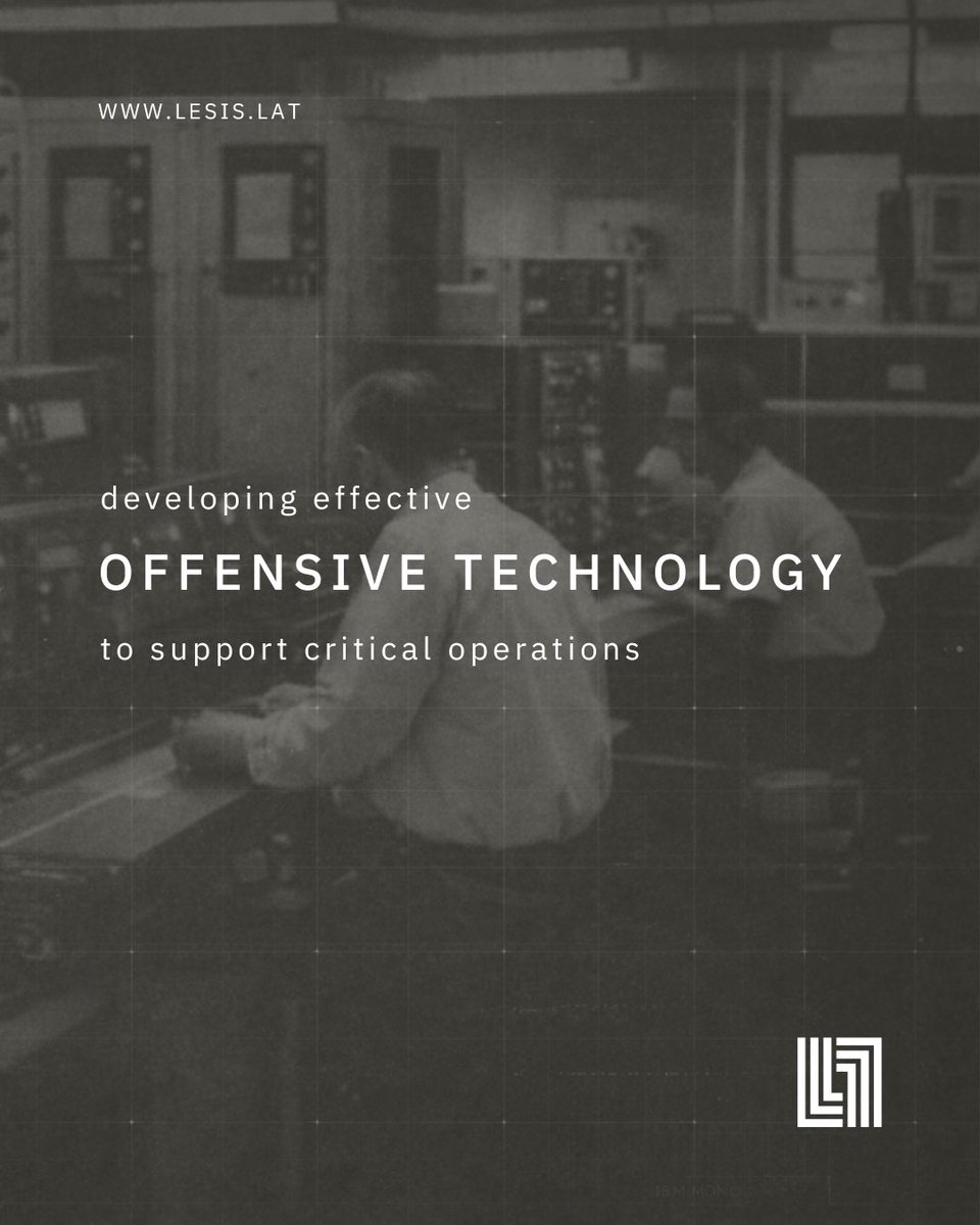 Offensive technology is not about attack.
It is about understanding systems deeply enough to anticipate failure before it happens.

At LESIS, we build with intent, precision, and research at the core.
🌐lesis.lat
