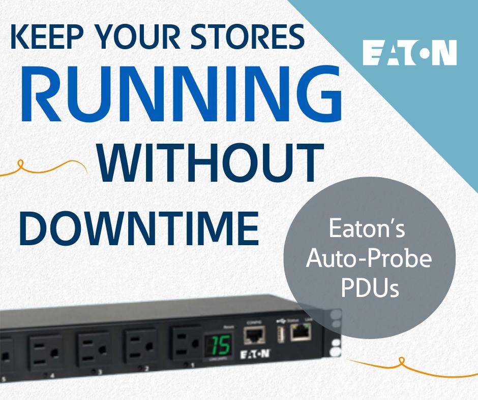 A frozen router. A stalled sign. Small failures, big costs. Eaton’s Auto‑Probe is a smart, built‑in feature on select network‑managed PDUs: ow.ly/7SUO30sTMfg