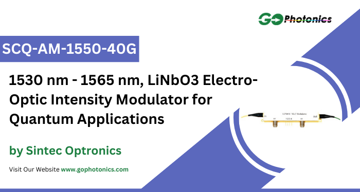 gophotonics's tweet photo. The SCQ-AM-1550-40G from Sintec Optronics is an E-O Intensity Modulator that has a wavelength of 1530 - 1565nm.

Click here to Download the Datasheet https://t.co/dUPTTRWzyq

#SintecOptronics #electro #optic #intensity #modulator #Featured #Products #photonics #INDUSTRY #Insights https://t.co/cbbSq9tUty