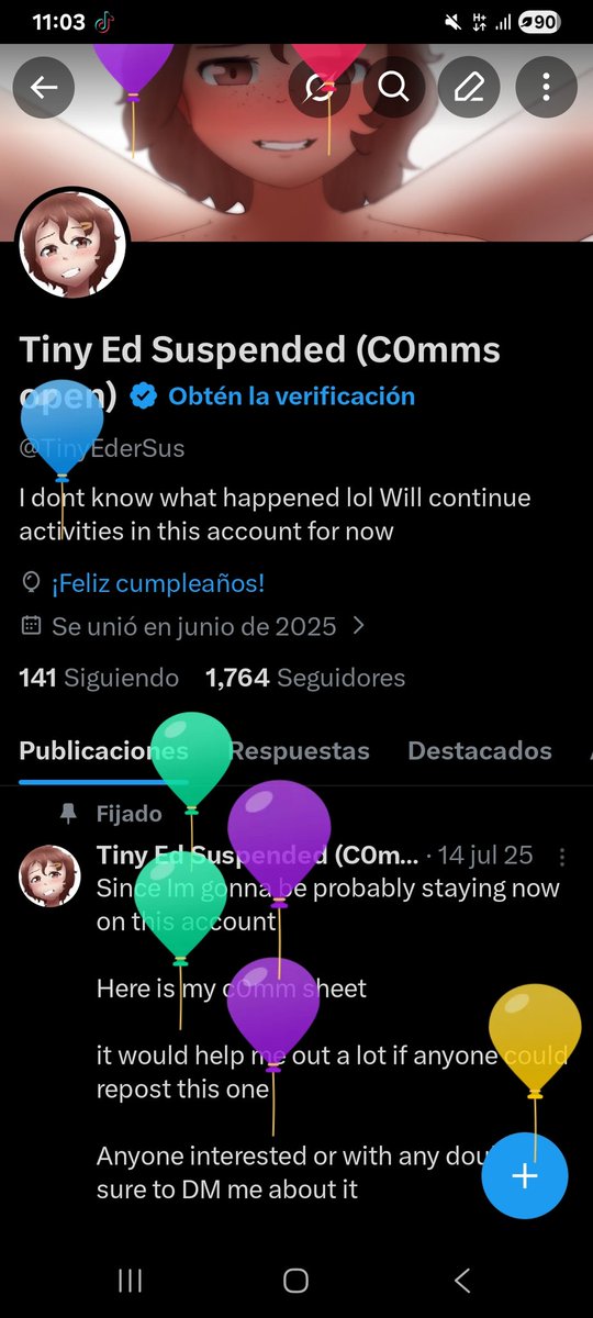 Tiny Ed Suspended (C0mms open) tweet media