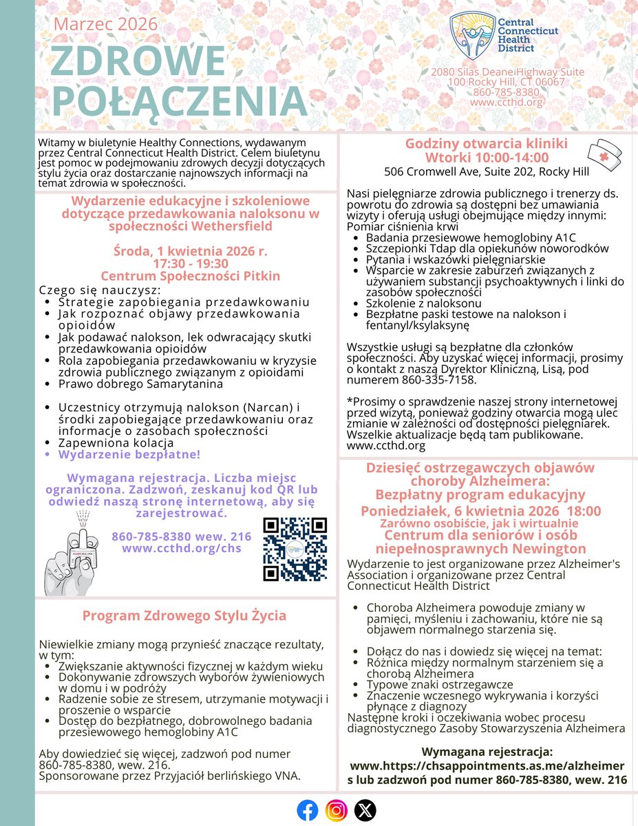 Central Connecticut Health District tweet media