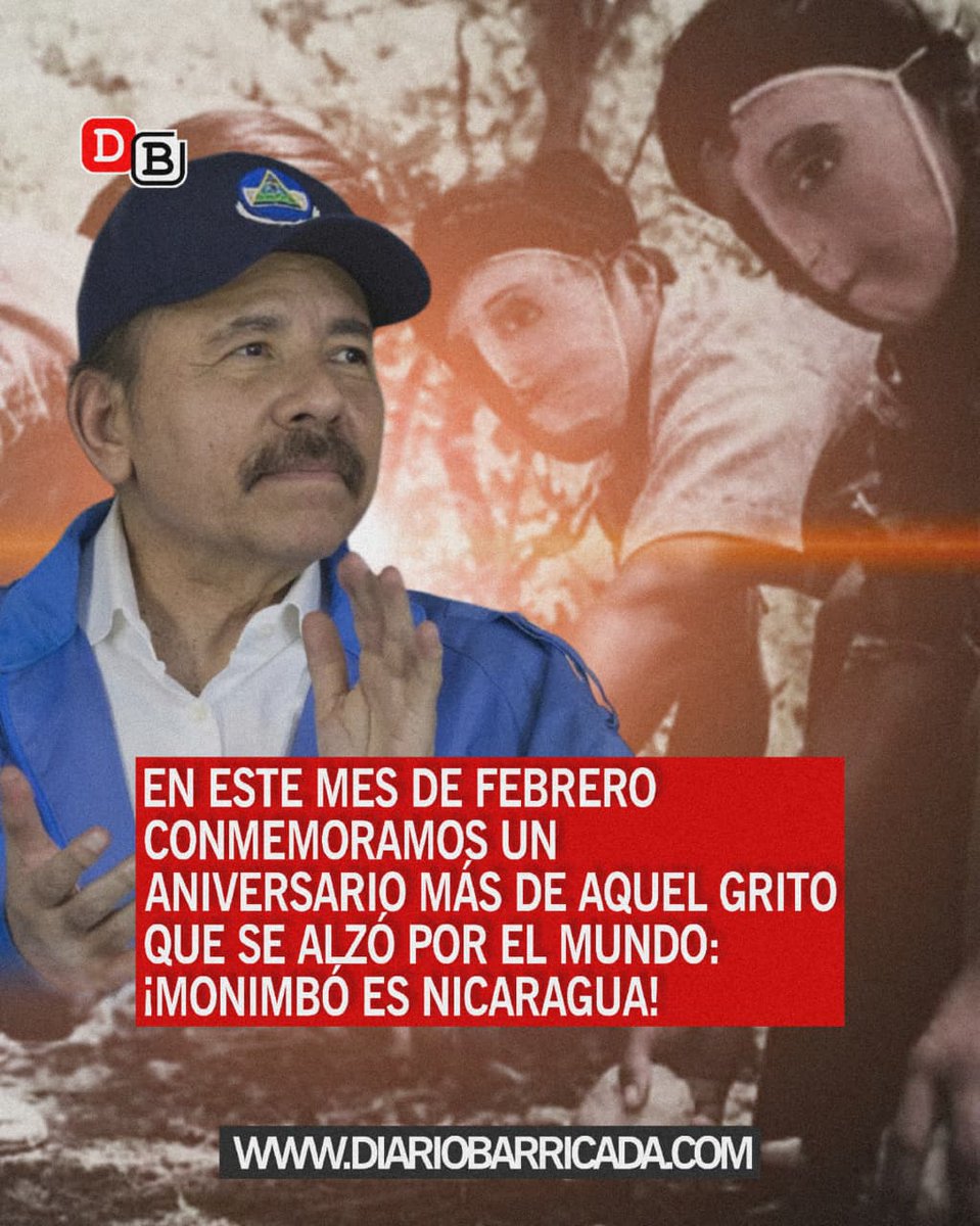❤️🖤 Febrero nos recuerda la fuerza de Monimbó: un grito que trascendió fronteras y reafirmó que ¡Monimbó es Nicaragua! 🇳🇮✨

#Nicaragua