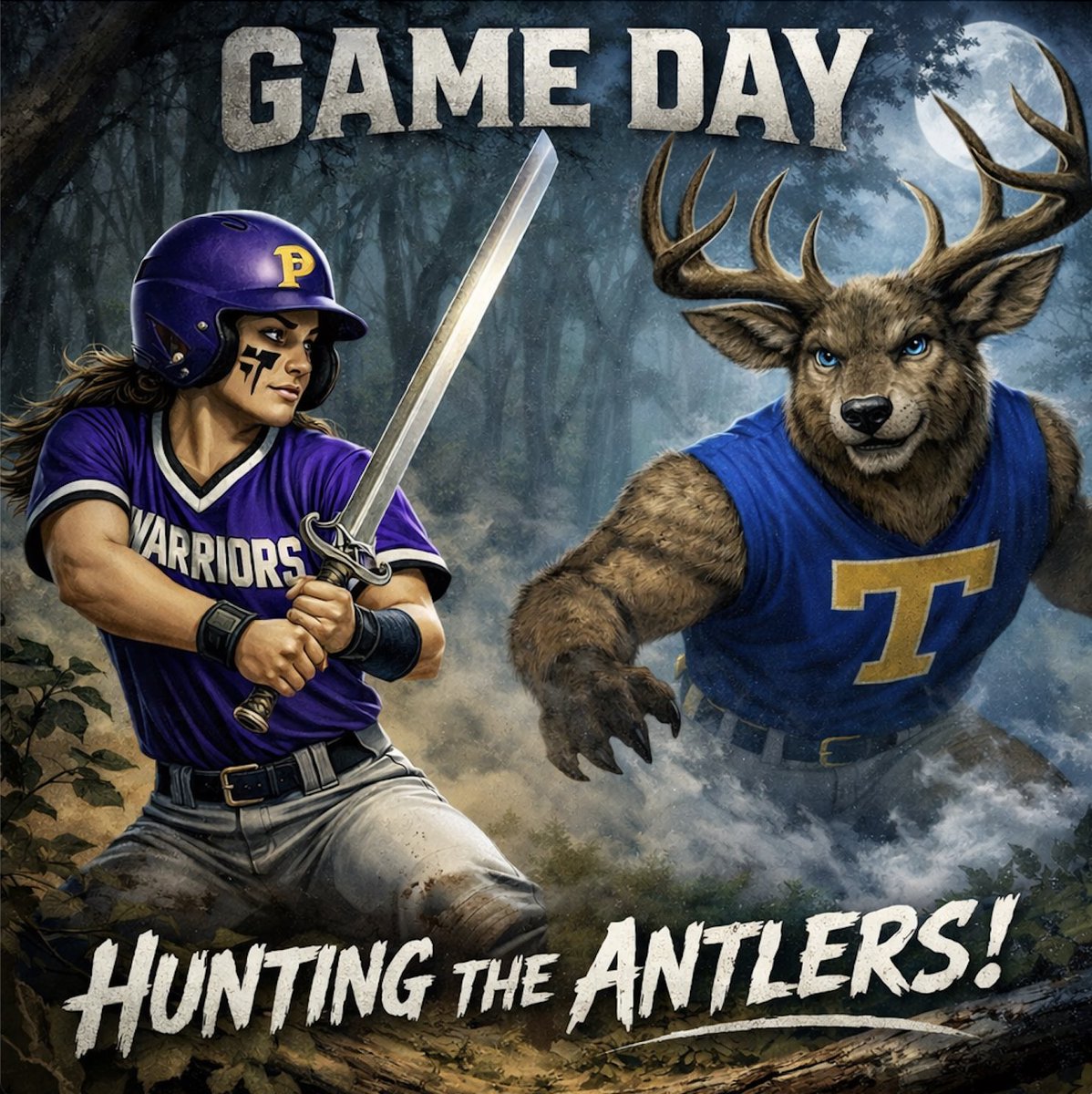 CoachSJEdwards's tweet photo. Pieper Varsity &amp; JV Softball vs. Tivy — Game Day! 🥎
#JustUs  #BuildTheEmpire  #Team5  #PurpleReign #OneTeam1Goal https://t.co/v98mXsOyz9