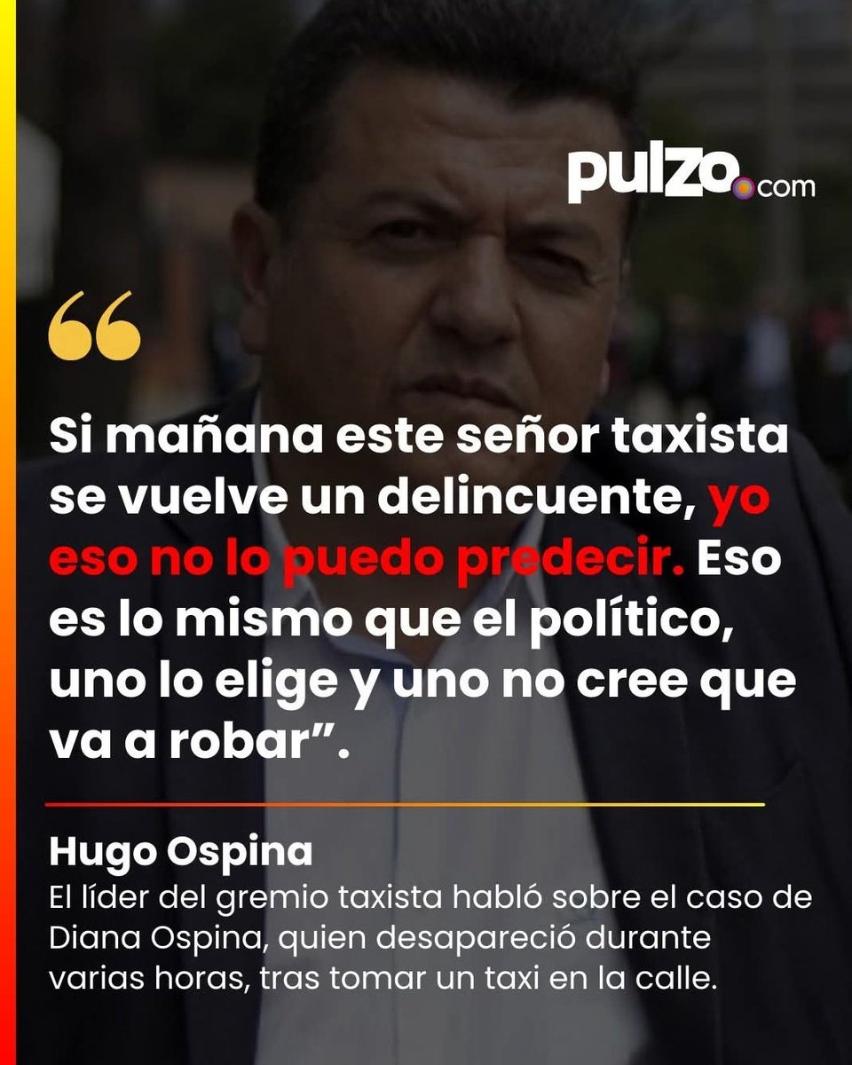 oscarjaviercast's tweet photo. @hugoospina55 Hágame el HP favor, que respuesta tan predecible del rey de la altanería y pataneria, este personaje no representa a los taxistas, menos representa a los bogotanos. Detestable oportunista a castigarlo e ignorarlo. https://t.co/h2MeG2b4Lb
