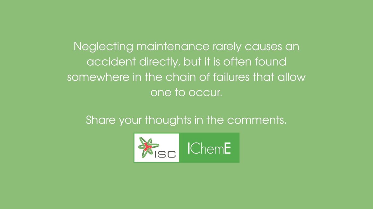 SafetyIChemE's tweet photo. To continue the dialogue sparked during our recent Risk Based Process Safety (RBPS) – Leadership &amp; Culture webinar, we are pleased to share the third question and response in this ongoing Q&amp;A series in the slides below.

👉 Watch the full recording here: https://t.co/OrrrOCZqn8 https://t.co/OareFvTvea