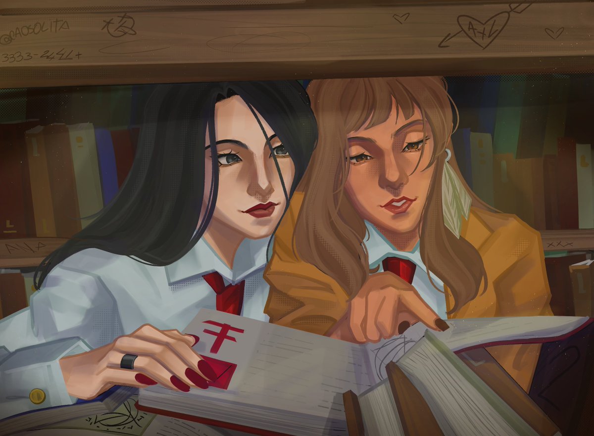 Namoradas no ensino médio.
#OrdemParanormal