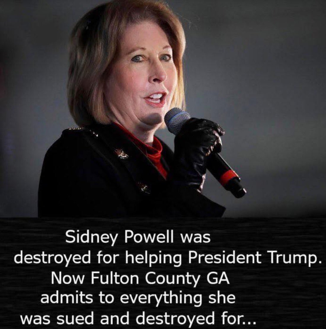 She stood up for Trump when no one else would!