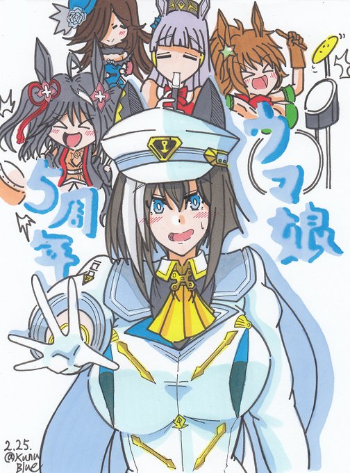 ウマ娘プリティーダービー5周年おめでとうございます!
#ウマ娘 