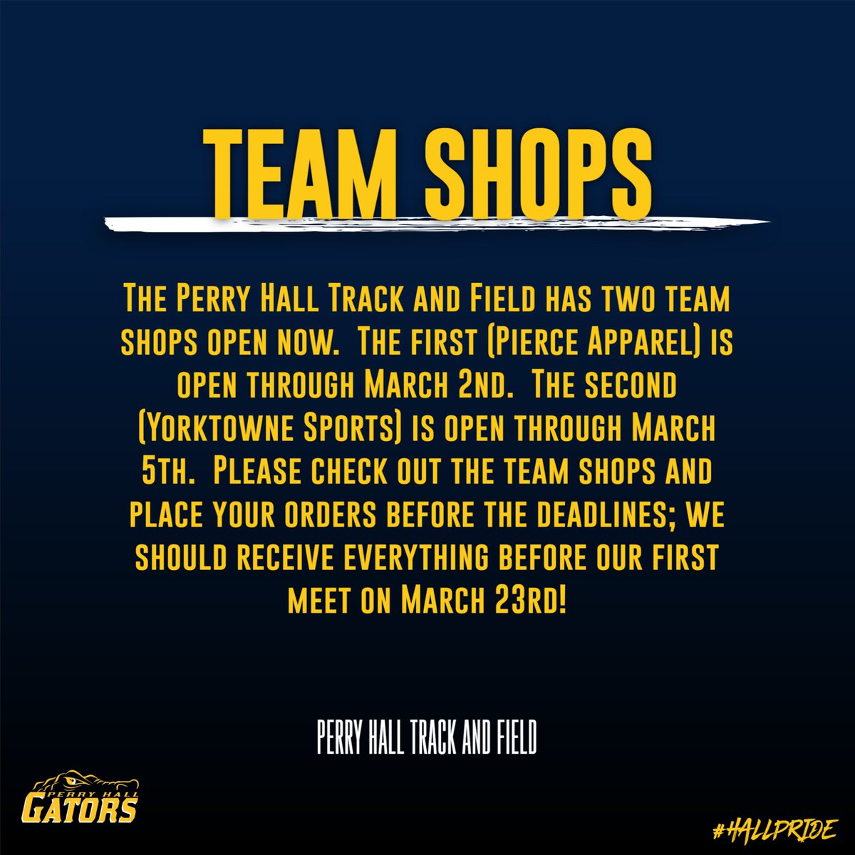 Perry Hall Cross Country/Track and Field tweet media