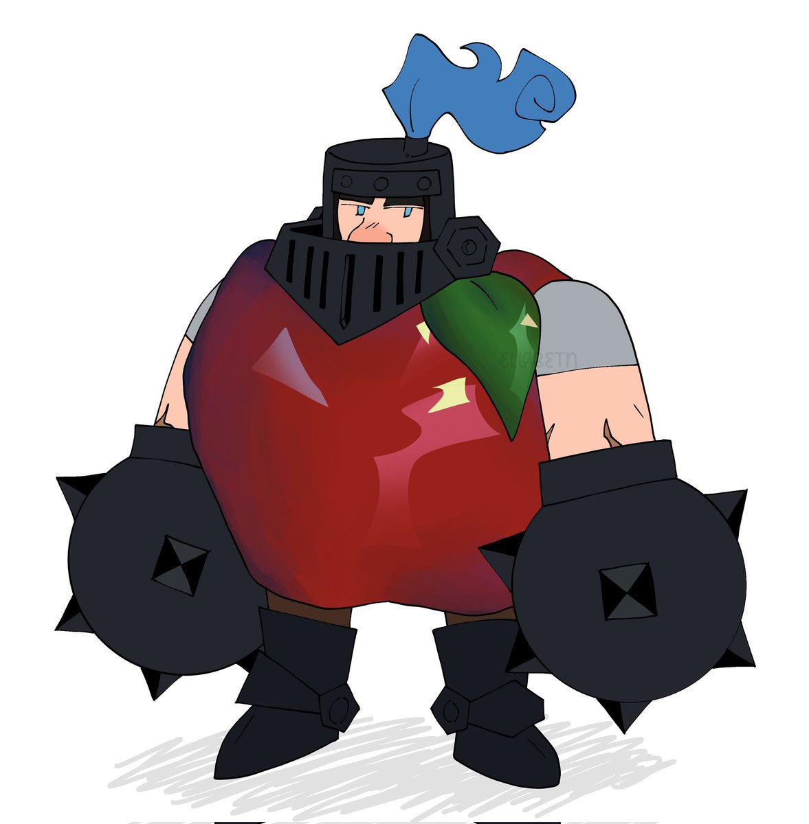 AppleKnight 
#ClashRoyale #ArtRoyale #Megaknight #MK