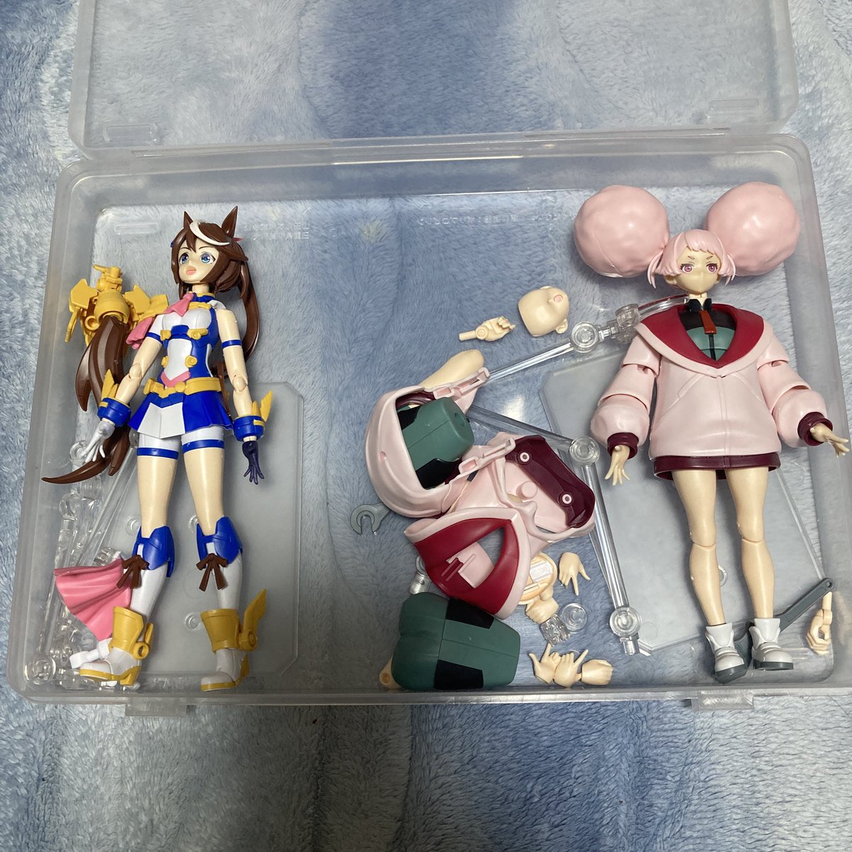 連休中は30MSのウマ娘のトウカイテイオーとFigure-riseStandardの水星