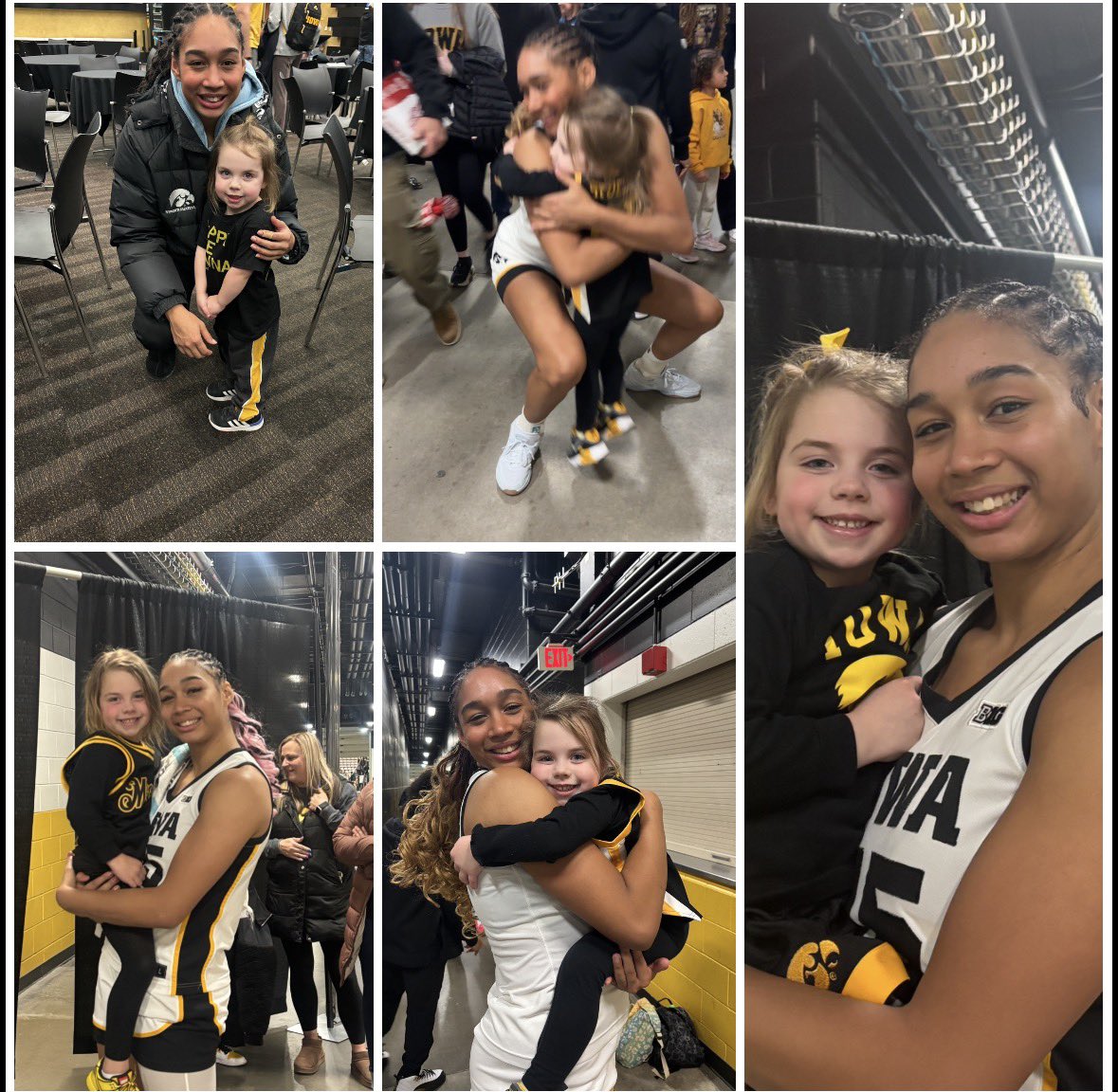 tshreck11's tweet photo. It started in February 2023 a two year old picking a “fave” player @StuelkeHannah who would become #happylikehannah !  Today senior year we are blessed with Hannah’s Big Heart/kindness #MiasforeveraHannahfan 
💛🖤 ThankYou🖤💛 https://t.co/7YORh9NzdW