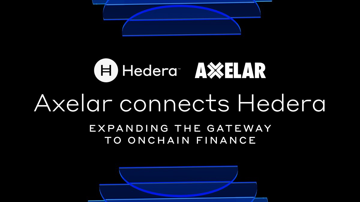 ⛓️ <a href="/axelar/">Axelar Network</a> has integrated Hedera, giving developers and users across onchain finance seamless access to Hedera technology, applications and liquidity through a single programmable interface.

👉 hedera.com/blog/axelar-co…