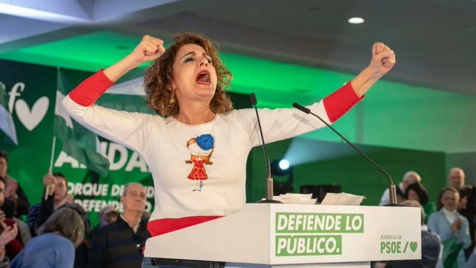 Aguijonix's tweet photo. #TEM24F #ElTiempoJusto24F #EnBocaDeTodos24F #YAS24Feb
Aquí Mª Jesús Montero exponiendo con tranquilidad y educación sus elaborados argumentos, siempre desde la moderación y el sosiego. https://t.co/lhF8qSenUb