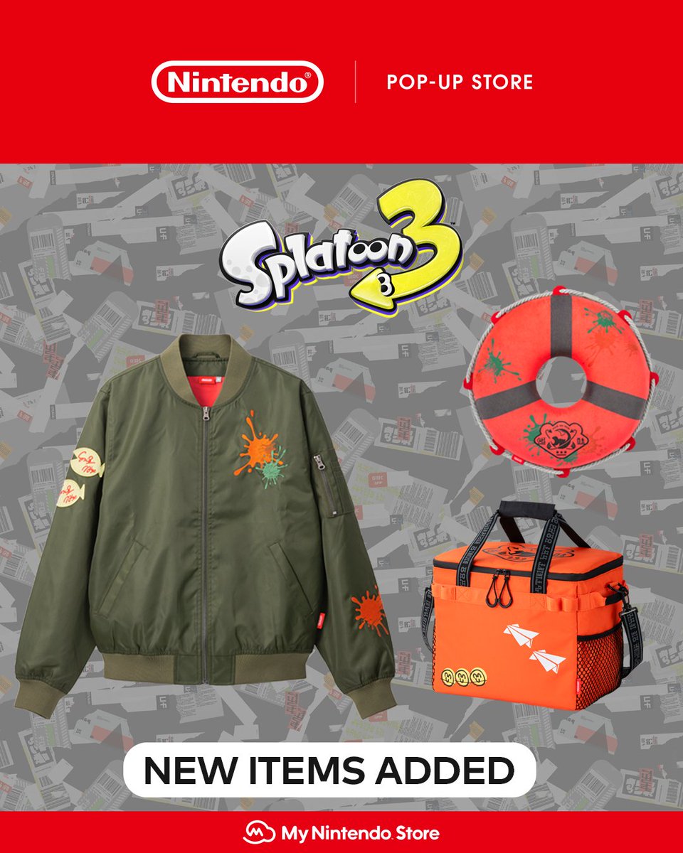 Salmon Run-inspired merchandise is available now on My Nintendo Store!

🇬🇧: ntdo.com/6015AvaOl
🇮🇪: ntdo.com/6016AvaOm