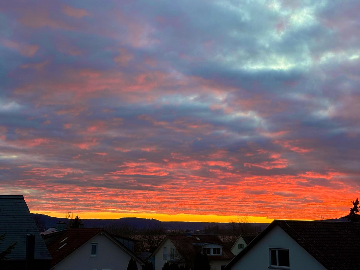 So ein Himmel ist das heute wieder🥰