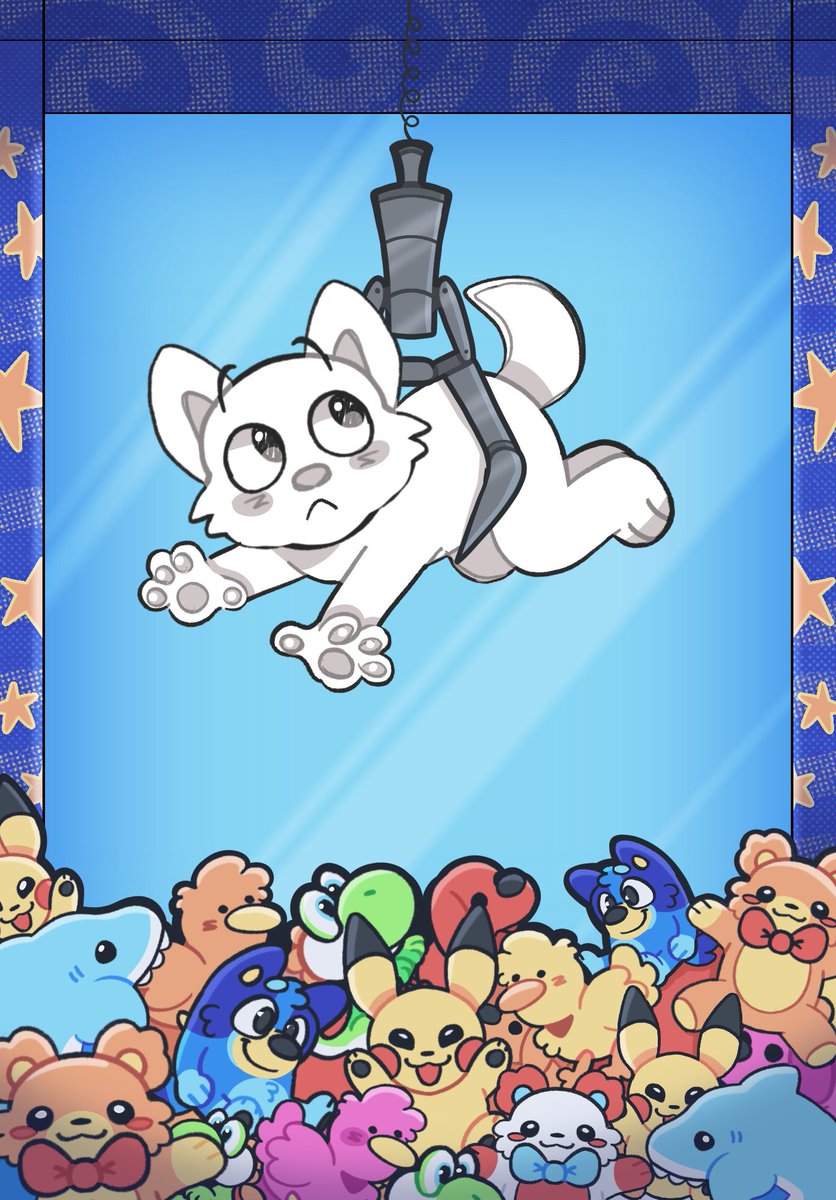 vivianpawz's tweet photo. CLAW MACHINE YCH 🕹️🧸

❣️$12USD
❣️ Infinite slots
❣️ Any species

Order on KOFI ⬇️ or DM if interested!! https://t.co/DjXnBiOl7o