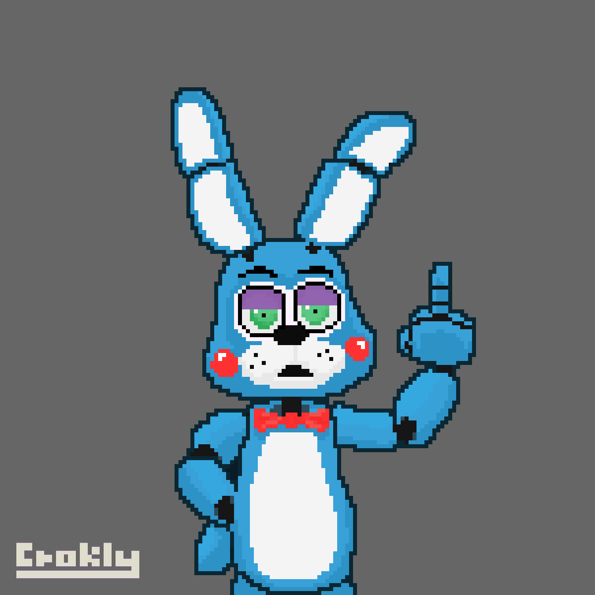 Crokly1's tweet photo. Este pixelart ya es algo viejo pero no quiero dejar la cuenta muerta, estoy bastante ocupado ultimamente, espero que les guste 👻
#pixelart #pixelartist #pixel #arte #dibujo #art #draw #digitalart #fnaf #FiveNightsAtFreddys #bonnie #toybonnie #terror #xd #hola https://t.co/BIvLEWXEv3