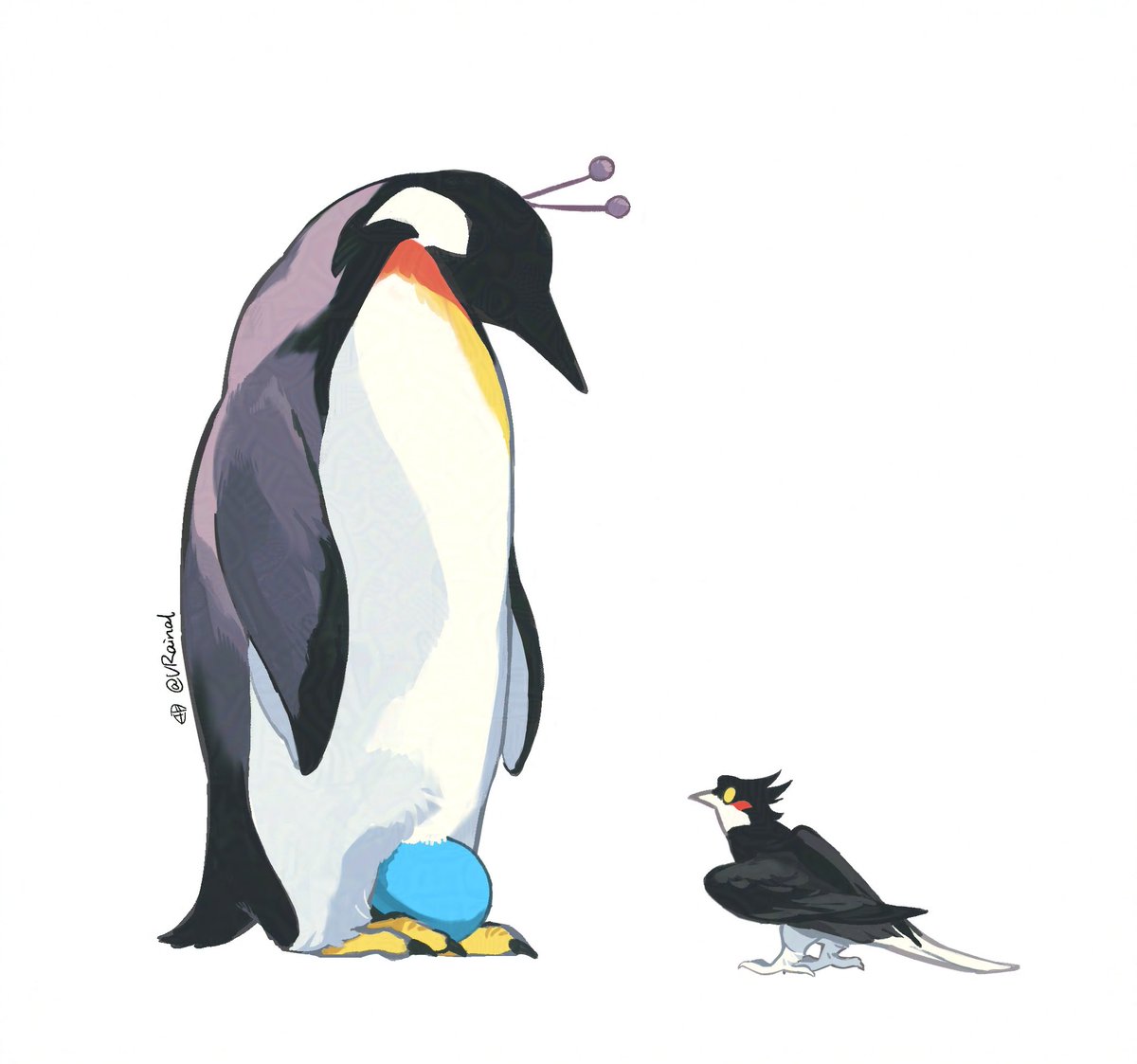 VRainal's tweet photo. love birds with their pipis https://t.co/WrDya0fSWQ