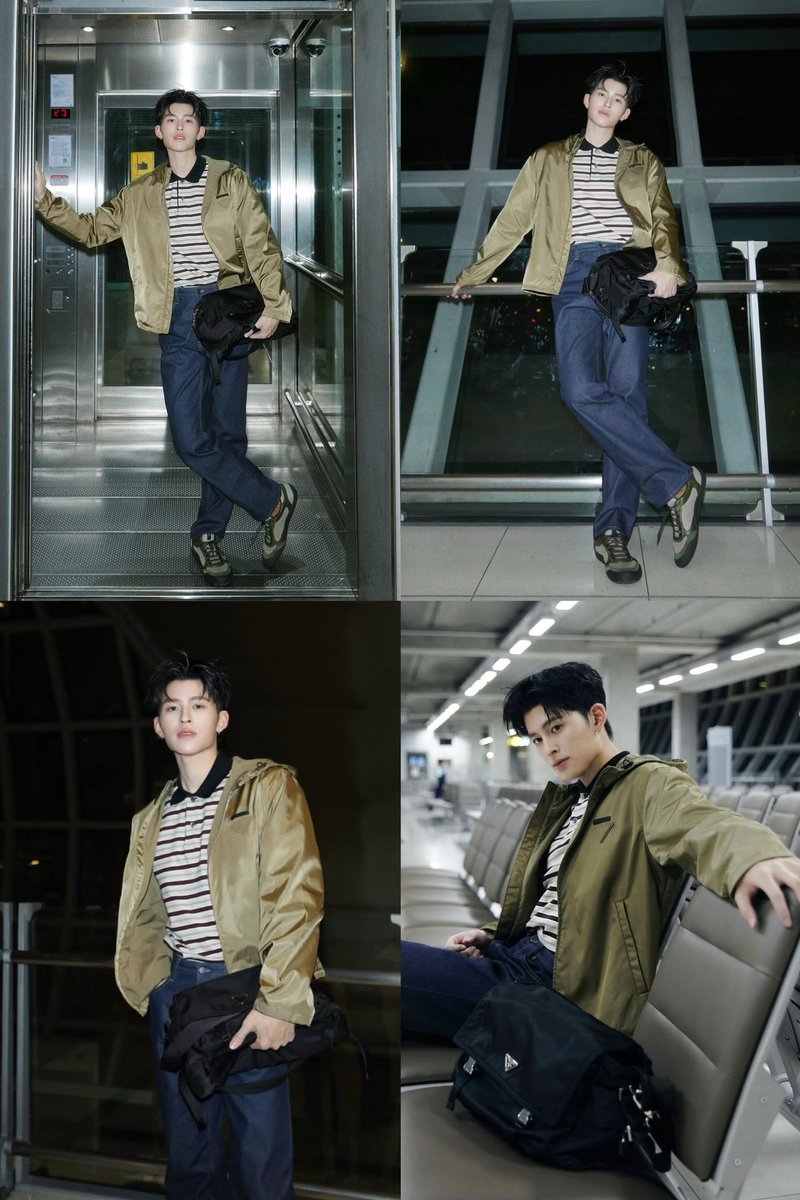 Safe Flight Pond Naravit! Hoping you get a Good Rest ❤️ 

POND GO TO MILAN WITH PRADA

#PradaFW26xPond
#PradaFW26
#Prada