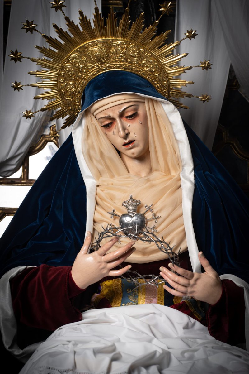 🟪 𝕍𝔼𝕊𝕋𝕀𝕄𝔼ℕ𝕋𝔸 || Nuestra Señora de los Dolores ataviada de hebrea para la Cuaresma.

<a href="/RealHdadServita/">Real Hermandad Servita</a> 

📷 Domingo Pozo y Manuel Rechi 

#Hebrea2026 #Cuaresma2026 #CiriosYGiralda #TDSCofrade #TDSActualidad
