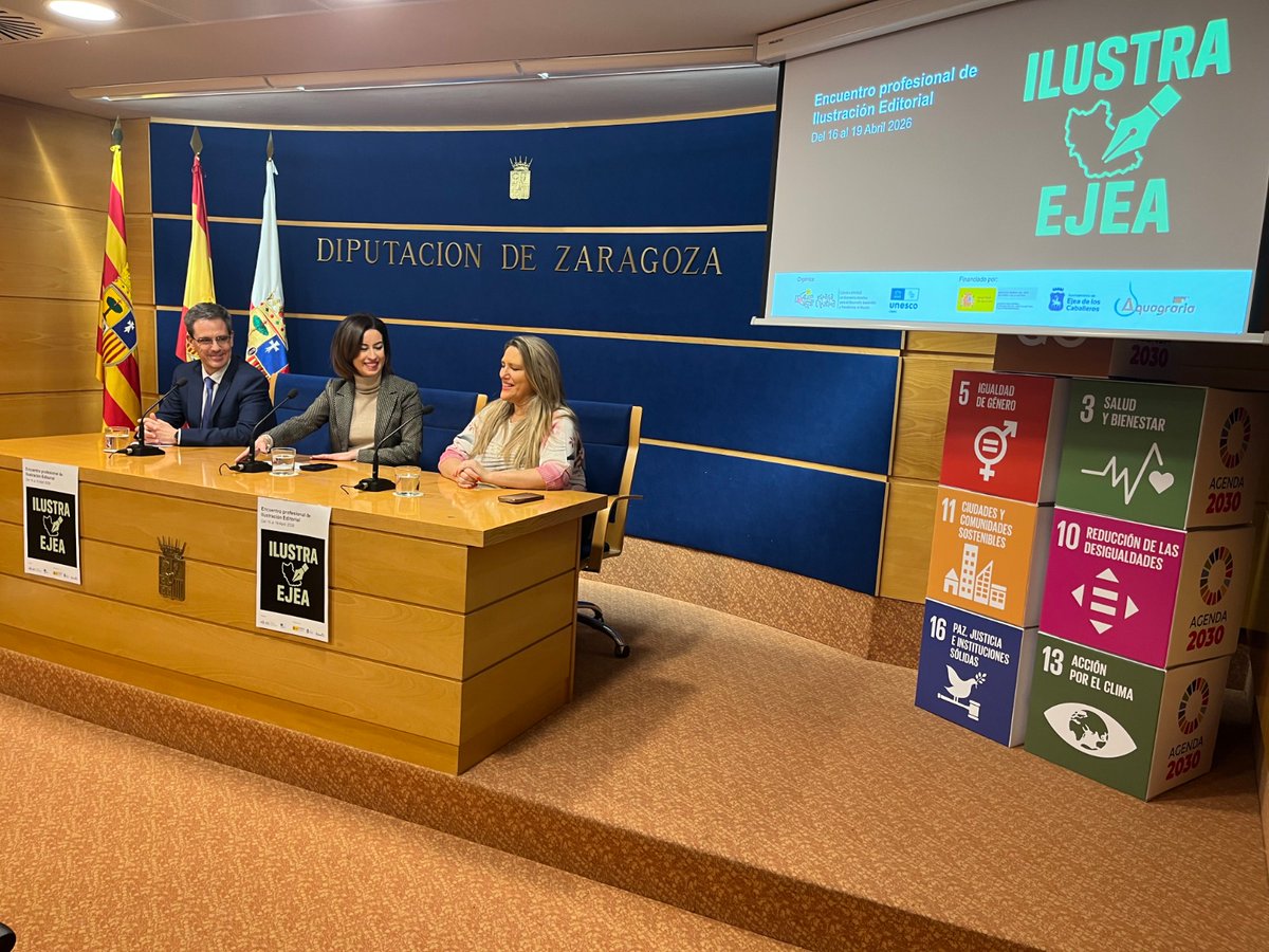 Se trata de un salón profesional que reunirá en Ejea de los Caballeros a ilustradores, diseñadores, escritores y editores. Contará además con actividades abiertas al público. 

📍Del 16 al 19 de abril en el Museo Aquagraria