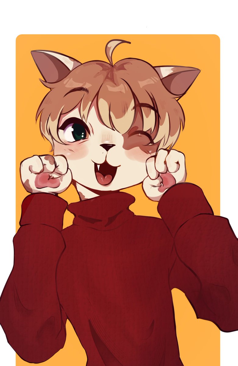 Silly cat 🐱 #furry #furryart