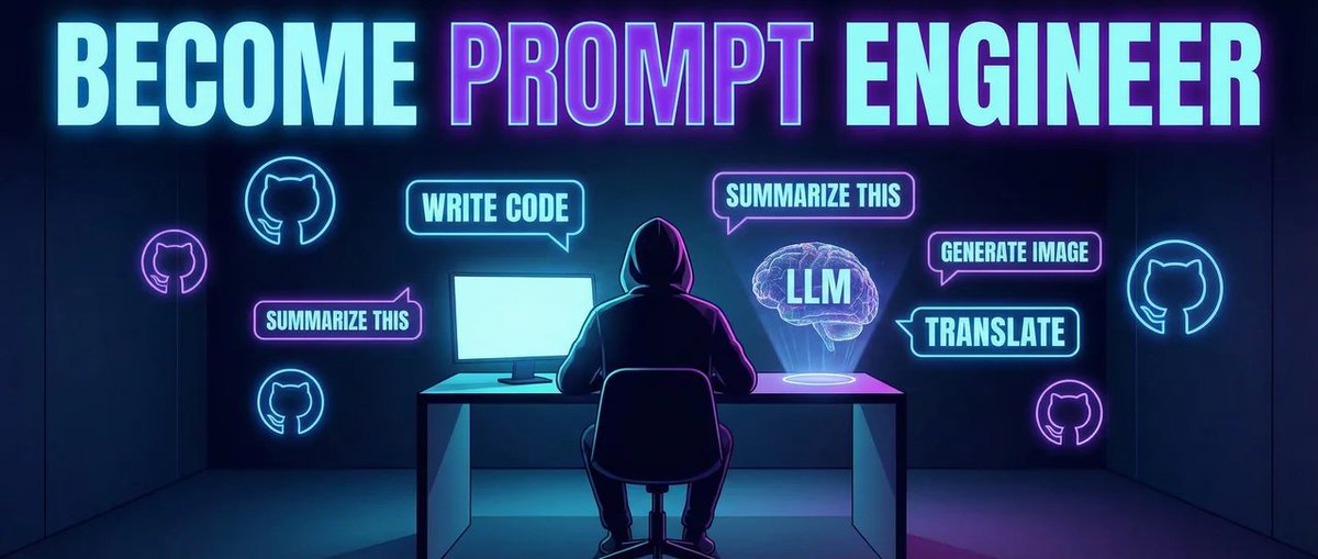Become a Prompt Engineer for FREE →Complete GitHub resources! Core ...