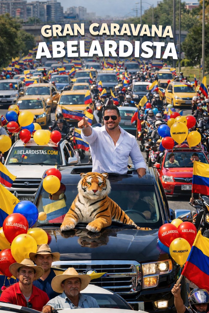 ATENCIÓN ABELARDISTAS DE TODA COLOMBIA🚨🚨🚨
Este domingo  1 de marzo a la 1:00 p. m., Colombia se levanta.
A nivel nacional salimos a las caravanas del pueblo: campesinos, motociclistas, taxistas, empresarios, trabajadores, madres, familias enteras…
la gente de bien, la que ama