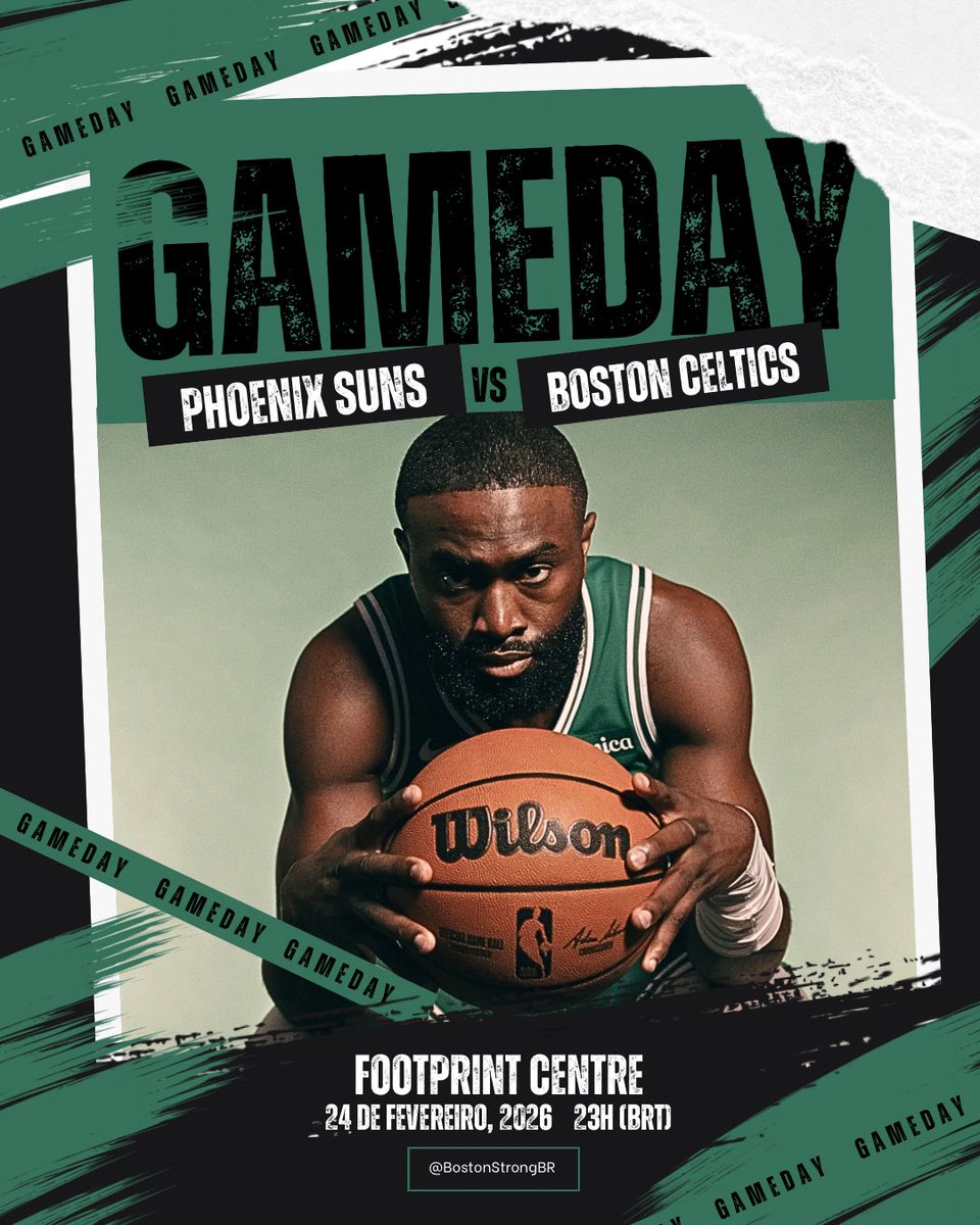 🏀 HOJE TEM CELTICS ☘️

🆚 Phoenix Suns
🕒 23h (BRT)
🏆 Temporada Regular da NBA
📺 NBA League Pass
🏟️ Footprint Centre

#NBA #Celtics #DifferentHere