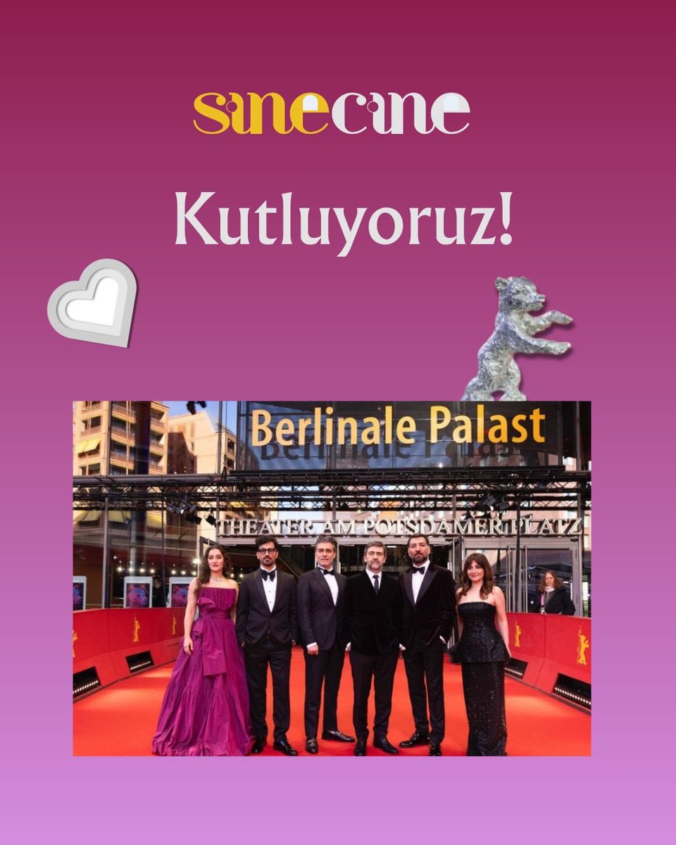 Berlin Uluslararası Film Festivali’nde Kurtuluş filmi ile Gümüş Ayı ödülünü alan Emin Alper ve tüm film ekibini tebrik ederiz. #Berlinale