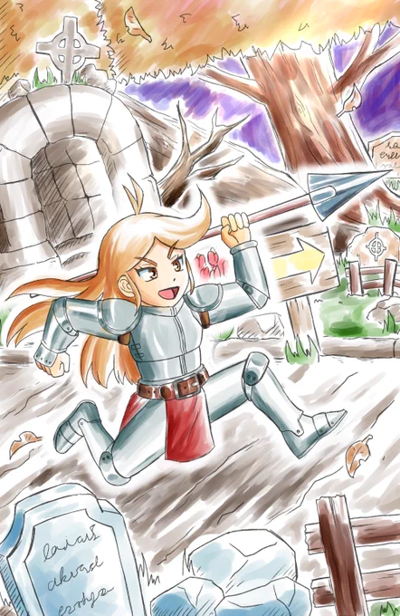 遡ってみたらゲームのイラストばっか描いてたなぁ #唐突に5年前の絵を載せる見た人もやる