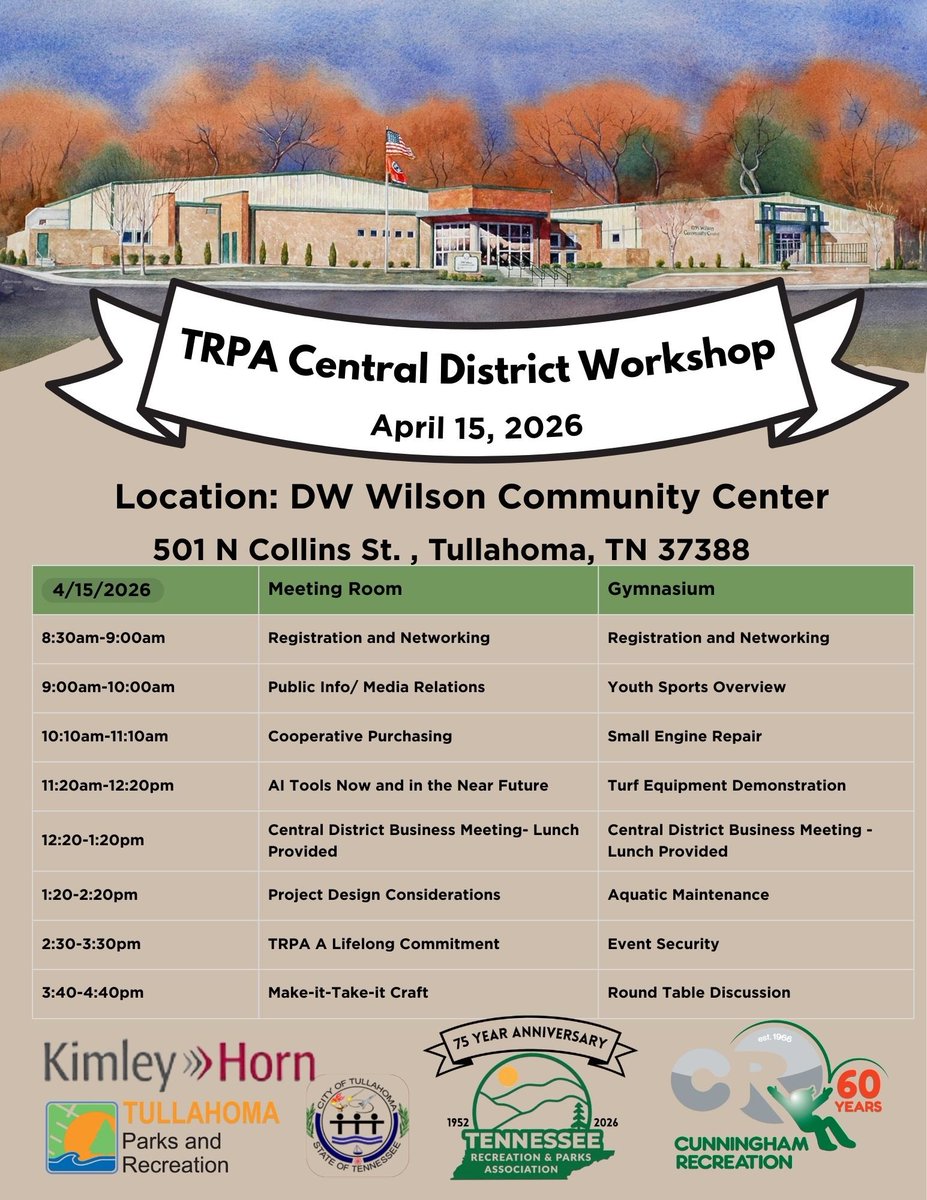 TN Rec&Parks Assoc. tweet media